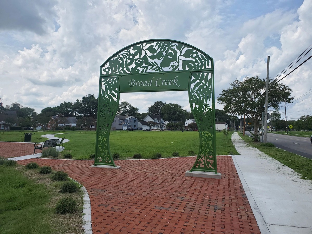 Custom sign installation.  Also performed all the earthwork, grading, pavements, and landscaping